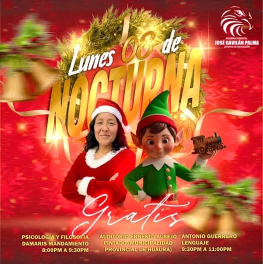 Nocturnas Navideñas en la Academia Municipal José Gavilán Palma