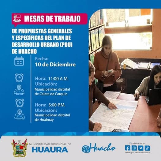 La comunidad de Huacho se une para construir un futuro más sostenible y participativo