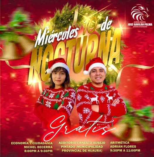 Prepárate para el Éxito: Maratón Nocturna de Estudios Gratuitos en Huaura