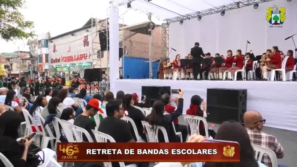 La Municipalidad de Chancay Celebra su 463° Aniversario con la Gran Retreta de Bandas Escolares 2025