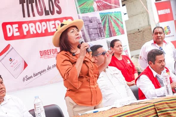 La Gobernadora Regional de Lima Revoluciona el Sector Agrícola con la Entrega de 4.6 Kilómetros de Tuberías para Riego en Coto