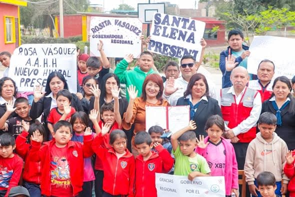 Gobernadora Regional de Lima Formaliza Predio de IE en Huacas, Impulsando Infraestructura y Mejorando Condiciones para Estudiantes y Docentes